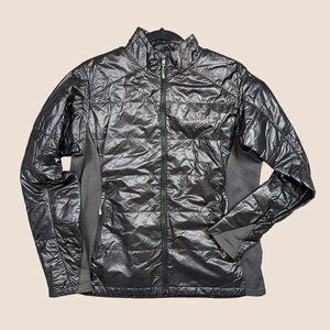 Montbell Lightweight Puffer Gorpcore Ski Outdoor Black Jacket Coat Women's Large
